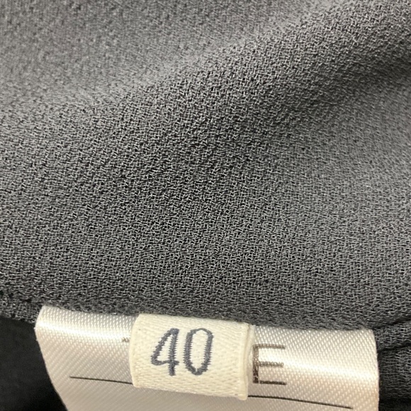 TOVE BLACK IRIS SILK CREPON AND GEORGETTE MINI DRESS - Picture 6 of 6